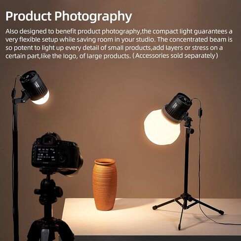 Godox LC30Bi سطح المكتب LED ضوء الفيديو ضوء ثابت ضوء ناعم لونين درجة الحرارة ملء الضوء مناسب لتصوير المجوهرات والفيديو والتصوير الفوتوغرافي المباشر والتصوير الفوتوغرافي والطعام وإضاءة درجة الحرارة بلونين in Saudi Arabia