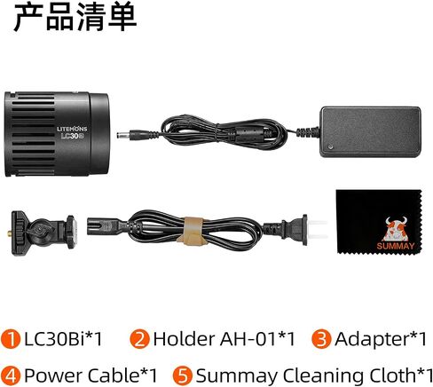 Godox LC30Bi سطح المكتب LED ضوء الفيديو ضوء ثابت ضوء ناعم لونين درجة الحرارة ملء الضوء مناسب لتصوير المجوهرات والفيديو والتصوير الفوتوغرافي المباشر والتصوير الفوتوغرافي والطعام وإضاءة درجة الحرارة بلونين in Saudi Arabia