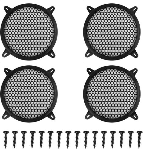 X AUTOHAUX 4pcs Grill Cover 8 Inch Mesh Protector Car Speaker Cover Woofer Subwoofer Grill in Saudi Arabia