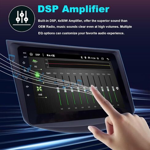 ستيريو راديو السيارة Android 12.0 لسيارة Toyota RAV4 2006 2007 2008 2009 2010 2011 2012، ثماني النواة وحدة المعالجة المركزية اللاسلكية تشغيل السيارة Android Auto GPS Navigation Car Stereo Bluetooth 5.0 SWC Mirror Link FM AM WiFi 2+32GB in Kuwait