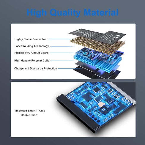 بطارية JUBOTY لهاتف iPhone X 5000 مللي أمبير في الساعة، بطارية ليثيوم أيون داخلية جديدة مطورة 0 دورة عالية السعة بديلة لهاتف iPhone X Model A1865 A1901 A1902 مع مجموعة أدوات إصلاح احترافية كاملة in Kuwait