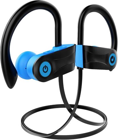Boean Bluetooth Headphones, Wireless Headphones with AI Music Generation | 16 Hours Playtime Wireless Earbuds with Bluetooth 5.3 HD Stereo Sound, IPX7 Waterproof Running Headphones for Workout Sports in Kuwait