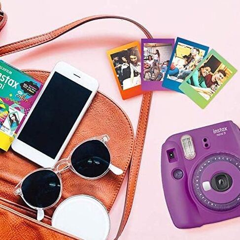 instax Mini 9 Clear Camera, Purple in Saudi Arabia