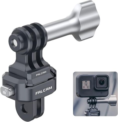 ULANZI Falcam F22 Quick Release Kit for Action Camera and DJI OSMO - Aluminum Action Camera Mounting Adapter Convert to F22 QR System with 1/4" Thread for Tripods, Selfie Sticks, Vlogging Accessories in Kuwait