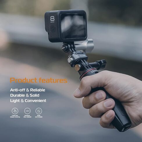 ULANZI Falcam F22 Quick Release Kit for Action Camera and DJI OSMO - Aluminum Action Camera Mounting Adapter Convert to F22 QR System with 1/4" Thread for Tripods, Selfie Sticks, Vlogging Accessories in Kuwait