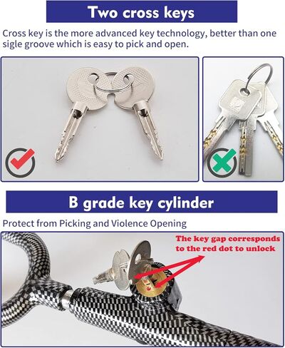 قفل عجلة القيادة للنادي مضاد للسرقة قفل السيارة قفل قفل عجلة القيادة للأمان الثقيلة لشاحنة السيارات السيارات فان لوري SUV (لون فريد من نوعه) in Kuwait