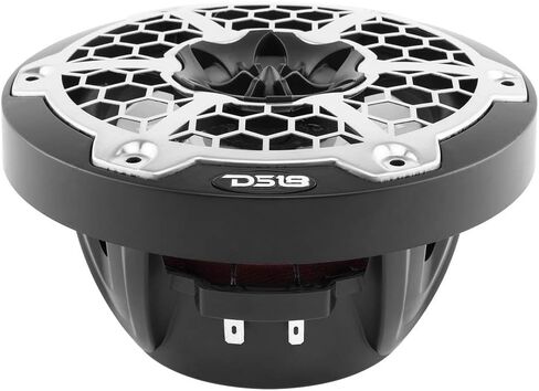 DS18 Hydro NXL-8M/WH - زوج مكبرات صوت محورية شبكية عالية الجودة - مكبر صوت للسيارة ثنائي الاتجاه مع مصابيح RGB مدمجة - نظام صوت للسيارة 375 وات - مكبرات صوت مقاومة للماء - 8 بوصات، أبيض in Saudi Arabia