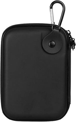 حقيبة حمل القرص الصلب Lacdo لأساسيات Toshiba Canvio / Canvio Advance / Canvio Flex Gaming، محرك الأقراص الصلبة الخارجي المحمول Seagate One Touch 1 تيرابايت 2 تيرابايت 3 تيرابايت 4 تيرابايت 2.5 بوصة HDD حقيبة سفر مقاومة للصدمات، أسود in Kuwait