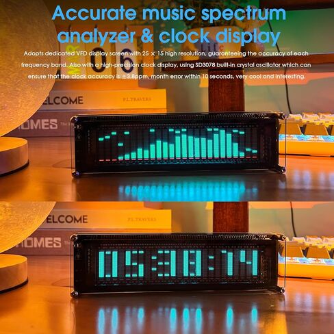 Nobsound AK2515 MIC Pick up Audio Spectrum VFD Sound Level Meter VU Meter Screen Display in Saudi Arabia