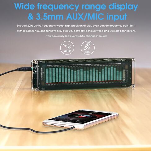 Nobsound AK2515 MIC Pick up Audio Spectrum VFD Sound Level Meter VU Meter Screen Display in Saudi Arabia