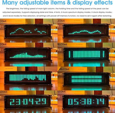 Nobsound AK2515 MIC Pick up Audio Spectrum VFD Sound Level Meter VU Meter Screen Display in Saudi Arabia
