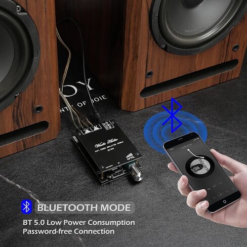 ZK-XPS 150W+150W لوحة مضخم طاقة بلوتوث مع شريحة TDA7498E 2.0 قناة، وحدة مضخم طاقة الصوت DC12-32V لمكبر صوت بلوتوث DIY in Kuwait