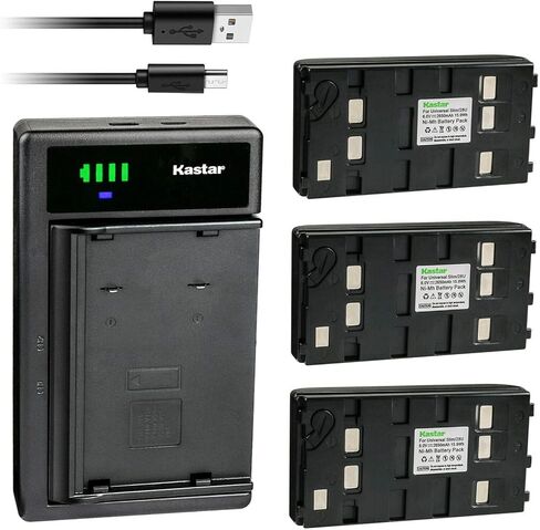 Kastar 2-Pack Battery and Smart USB Charger Compatible with JVC BN Series & GR-SZ Series in Saudi Arabia