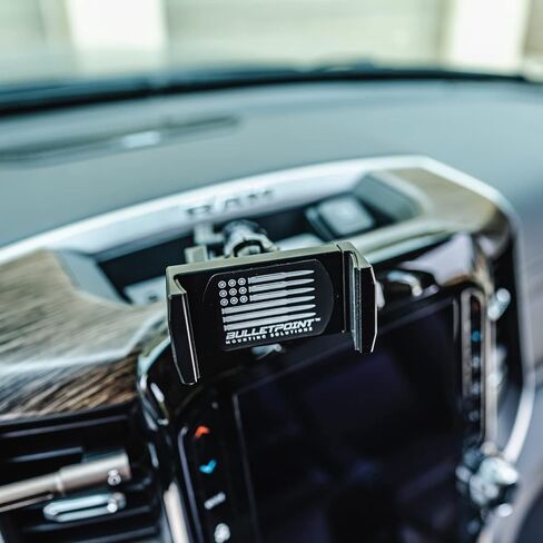 Bulletpoint Multiple Device Metal Dash Mount Cell Phone Holder Compatible with 2019+ RAM Truck 1500, 2500, 3500, TRX, RHO (RubiGrid v2 Magsafe Compatible) in Kuwait