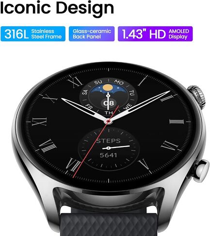 ساعة ذكية Amazfit GTR 4 ذات إصدار محدود للرجال والنساء، شحن لاسلكي، عمر بطارية 14 يومًا، Alexa مدمج، نظام تحديد المواقع ثنائي النطاق وملاحة الطريق، الرد على المكالمات وإجراء المكالمات (متجددة) in Saudi Arabia