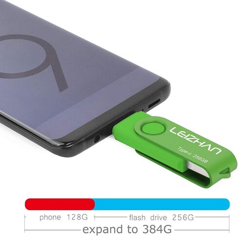 32GB USB C Flash Drive 3.0, Type C photostick for Samsung Galaxy S10,S9, S8,S8 Plus, LG G6, Google Pixel XL, Purple in Kuwait