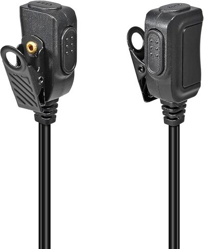 سماعة أذن لاسلكية مع ميكروفون لأجهزة الراديو المحمولة Motorola APX6000 APX8000 APX7000، سماعة راديو مع خطاف أذن على شكل D لجهاز MOTOTRBO XPR7550e XPR7550 XPR7350e XPR7380e XPR7580e راديو رقمي ثنائي الاتجاه in Saudi Arabia