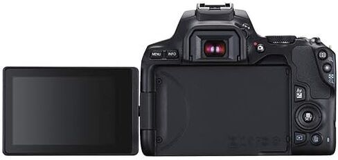 هيكل كاميرا Canon EOS 250D / Rebel SL3 الرقمية SLR مع Canon EF-S 18-55mm f/3.5-5.6 عدسة 3 عدسات DSLR مجمعة مع حزمة ملحقات كاملة + 64 جيجابايت + فلاش + حافظة والمزيد - الطراز الدولي (متجدد) in Saudi Arabia