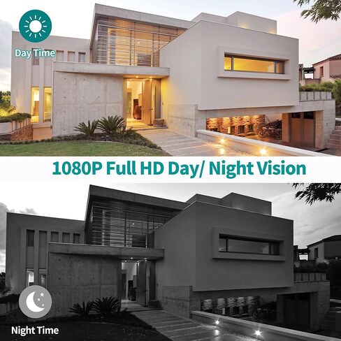 WiFi Wireless Security Camera Home Surveillance Video System with Solar Panel 1080P Night Vision PIR Motion Detection Two-Way Audio Local Cloud Storage in Kuwait