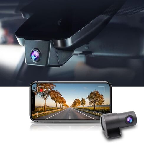 Fitcamx Front 4K+Rear 1080P Dash Cam Adapts for Lexus NX 2022-2026 & NX Hybrid 250 350 350h 450h, OEM Look, Dual HD Video, Built-in WiFi & APP, Loop Recording, G-Sensor, Easy to Set, 128GB Card in Kuwait