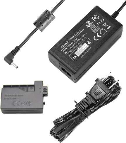F1TP ACK-E5 محول طاقة التيار المتردد DR-E5 DC المقرنة LP-E5 طقم بطارية الدمية لكاميرات Canon EOS Rebel T1i XSi XS 450D 500D 1000D Kiss F X2 X3. in Saudi Arabia