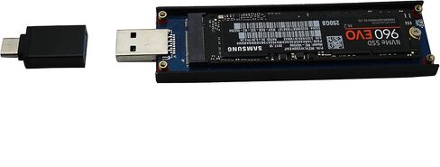 Sintech nVME USB SSD Card,USB 3.0 M.2(NGFF) M Key SSD External Case Box in Saudi Arabia