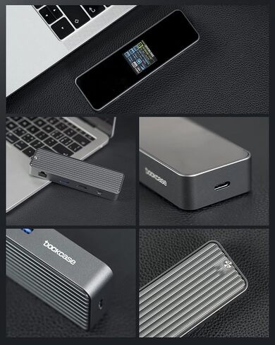 دوك كيس موزع USB C ذكي (6 في 1) مع منفذ HDMI 4K@60Hz وجيجابت ايثرنت وUSB-C ومنفذي بيانات USB-A 5Gbps وتوصيل طاقة 100 واط لجهاز ماك بوك اير وماك بوك برو واكس بي اس وغيرها in Kuwait