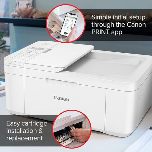 طابعة Canon PIXMA TR4720 الكل في واحد لاسلكية للاستخدام المنزلي PG-275 XL/CL-276 XL حزمة قيمة PG-275/CL-276، متوافقة مع PIXMA TS3520 in Kuwait