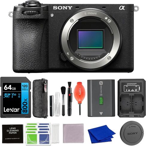 Sony Alpha a6700 Mirrorless Camera Body Bundle with 64GB SD Card, & More | Sony a6700 in Saudi Arabia