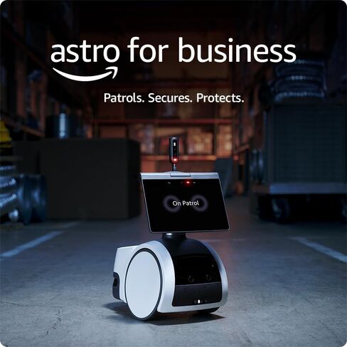 نقدم لكم Amazon Astro for Business، روبوت أمان متنقل، يعمل مع Ring Alarm، ويتضمن نسخة تجريبية مجانية مدتها 120 يومًا من Astro Secure وRing Protect Pro in Saudi Arabia