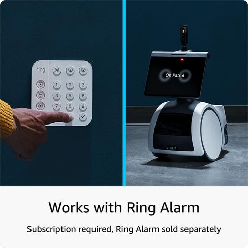 نقدم لكم Amazon Astro for Business، روبوت أمان متنقل، يعمل مع Ring Alarm، ويتضمن نسخة تجريبية مجانية مدتها 120 يومًا من Astro Secure وRing Protect Pro in Saudi Arabia