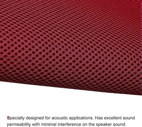 قماش شبكي من MECCANIXITY مقاس 20 × 63 بوصة من نسيج شبكي ستيريو واقٍ من الغبار مع دليل شواء مكبر الصوت لإصلاح مكبر الصوت المنزلي باللون الكاكي in Kuwait