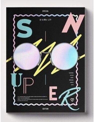 Snuper - [You in My Eyes] نسخة خاصة CD+80p كتيب + 1p 4 قطع ملصق 1p بطاقة + 1p عددي + رقم تتبع K-POP Seaeld in Saudi Arabia