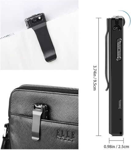 Mini Body Camera Video Recorder, Pocket Camera, Tiny Camera, Nanny Small Cam, Body Spy Camera, Small Security Camera for Home Outdoor Office and More (with 32G Black Super high-Speed Memory Card) in Kuwait