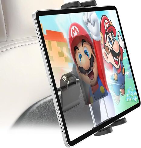 Aozcu حامل الكمبيوتر اللوحي بالمقعد الخلفي لـ Tesla، طراز 360 درجة قابل للتعديل 3/Y مسند رأس iPad للأطفال، نموذج Y حامل هاتف المقعد الخلفي لجهاز iPad Pro Air Mini، Galaxy Tab، Fire hd، Switch، iPhone، جهاز 4-12.9 بوصة in Kuwait