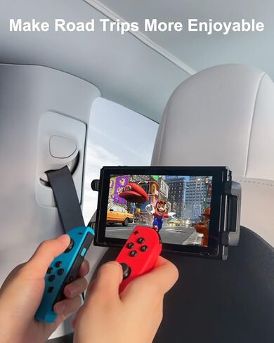 Aozcu حامل الكمبيوتر اللوحي بالمقعد الخلفي لـ Tesla، طراز 360 درجة قابل للتعديل 3/Y مسند رأس iPad للأطفال، نموذج Y حامل هاتف المقعد الخلفي لجهاز iPad Pro Air Mini، Galaxy Tab، Fire hd، Switch، iPhone، جهاز 4-12.9 بوصة in Kuwait