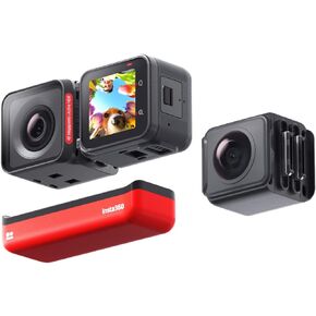 Insta360 ONE RS Twin Edition Creator Kit – Waterproof 4K 60fps Action Camera & 5.7K 360 Camera with Interchangeable Lenses, Stabilization, 48MP Photo, Active HDR, AI Editing in Saudi Arabia