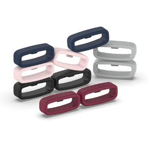 RuenTech Replacement Fastener Ring for Garmin Venu 2 Plus/Venu/Venu Sq/Vivoactive 3 5/Forerunner 55 45 45S/Fenix 7S 6S 5S/Approach S40 S42 S12 Watch Band (Pack of 10) Silicone Band keepers Security Loop in Saudi Arabia