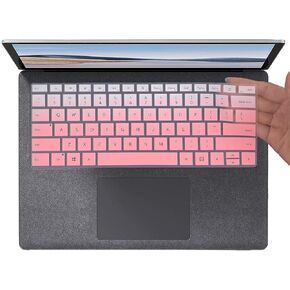 Keyboard Cover for Microsoft Surface Laptop 6/ Surface Laptop 5/Surface Laptop 4 13.5" 15" Laptop, Surface Laptop Studio 2 (2023), Surface Laptop Studio 14.4" Keyboard Protective Cover Skin (Black)