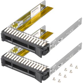حامل تثبيت SSD مقاس 2.5 بوصة HDD Caddy SM17A06246 حامل محرك صلب معدني SSD متوافق مع Thinksystem ST550 SR550 SR590 SR650 SR630 SR850 Server، عبوتان in Kuwait