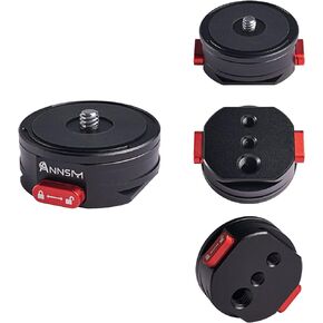 Mini Quick Release Plate QR300 for Tripod Setup Kit with Security Lock for DSLR Camera Sony/Nikon/Mobile Phone and Tripod/Slider/Dolly/Stabilizer/Monopod in Saudi Arabia