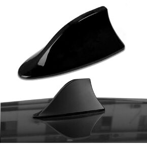 ASUBHA Car Shark Fin Antenna Cover, Stylish Shark Antenna for Car Decorations, Waterproof Antenna Cover Replacement Automotive Exterior Accessories for Signal Stabilization in Kuwait