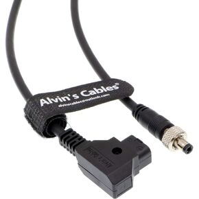 Alvin's Cables Atomos Monitor Coiled Power Cable Right Angle Locking DC 5.5 2.1 for Video Devices PIX-E7 PIX-E5 Touchscreen Display Hollyland Mars 400s in Kuwait