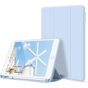 حافظة kenke لجهاز iPad Air 3 10.5 بوصة (الجيل الثالث) 2019، حافظة ذكية خفيفة الوزن ثلاثية الطي مع حامل أقلام، غطاء خلفي ناعم من مادة TPU [حماية لكامل الجسم] مع خاصية النوم/الاستيقاظ التلقائي لجهاز iPad 10.5 بوصة Air 3، أخضر in Kuwait