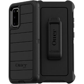 OtterBox Defender Series Case for Samsung Galaxy S20 & S20 5G (Only) - Holster Clip Included - Microbial Defense Protection - Retail Packaging - Black