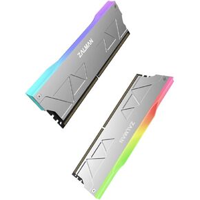 Zalman ARGB DDR Memory RAM Cooler، مجموعة مبدد حرارة RGB DDR لـ DDR5 / DDR4 / DDR3، سبائك الألومنيوم (ZM-MH10) 2-Pack in Kuwait