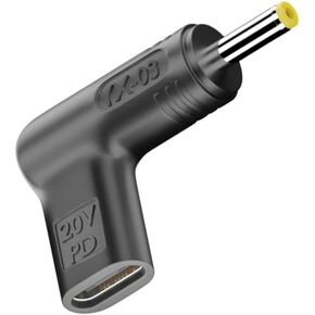 محول USB C إلى تيار مستمر 4.0 × 1.7 مم، محول تيار مستمر 100 وات PD نوع C أنثى إلى ذكر 20 فولت، محول PD نوع USB C إلى 4.0 × 1.7 مم مصنوع لسلسلة أجهزة الكمبيوتر المحمول Lenovo in Kuwait