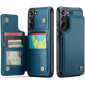 Vinich for Samsung Galaxy S22 Plus Wallet Case with Card Holder, Black in Kuwait