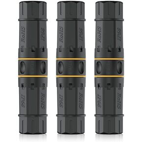 iwillink UL-Listed مقاوم للماء Cat7 RJ45 مقرنة، محمية أنثى إلى أنثى مقرنة إيثرنت مقاومة للماء، IP68 إيثرنت موصل كابل LAN خارجي لكابل إيثرنت Cat5e/Cat6/Cat6A/Cat7، (6 حزمة) in Kuwait