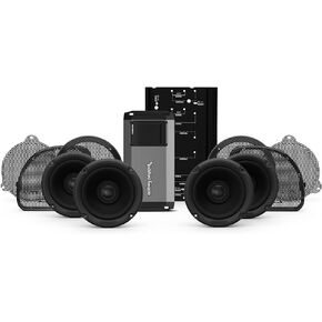 Rockford Fosgate HD14U-STG2 Fairing Speakers, Tour-Pak Speakers and 800-Watt Amplifier Kit for Select 2014+ Harley Davidson Road Glide Ultra & Street Glide Ultra
